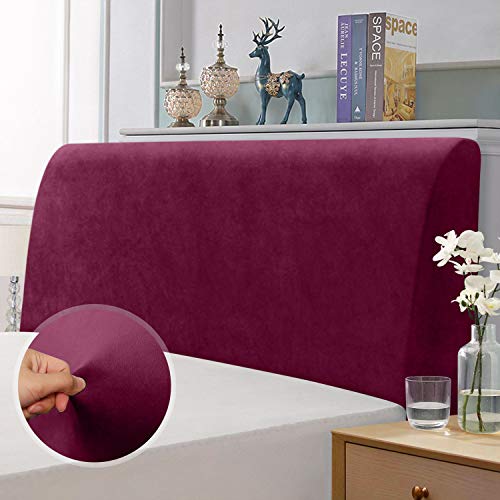 TAOCOCO Bett Kopfteil Abdeckung, elastische Kopfteil Schutzabdeckung, All-inclusive-Design einfarbiger elastischer Schutz, Rotwein 150-170 cm TAOCOCO Bett Kopfteil Abdeckung, elastische Kopfteil Schutzabdeckung, All-inclusive-Design einfarbiger elastischer Schutz, Rotwein 150-170 cm von TAOCOCO