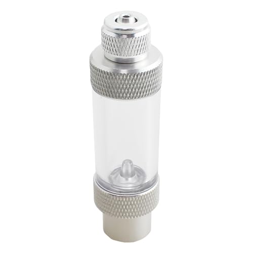 TAODAN Silbernes Kohlendioxid-Einzelkopf-Blasenzähler für Aquarien, mit eingebautem Rückschlagventil für Generatorregler TAODAN Silbernes Kohlendioxid-Einzelkopf-Blasenzähler für Aquarien, mit eingebautem Rückschlagventil für Generatorregler von TAODAN