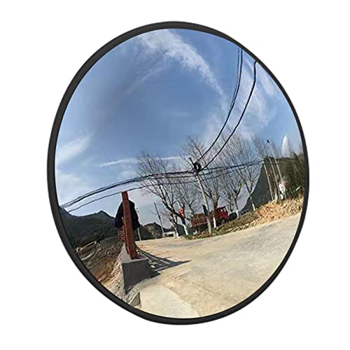 TAOLE 30cm Traffic Zimmer Deko, Rond Spiegel Deko Aesthetic Y2k Straßenspiegel Konvexspiegel Ausfahrt Spiegel Parabolspiegel Weitwinkelspiegel Panorama Spiegel von TAOLE