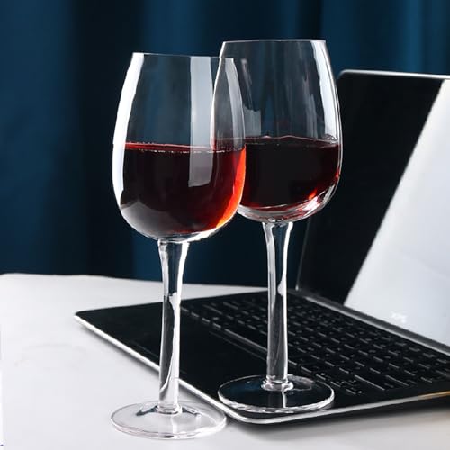 TAOLE Crystal Glass Cups | 140ml Portable Red Wine Cups Wine Glasses | Reusable Long Stemmed Wine Glass Flexible Half Red Wine Cup Glass with Stem for Birthday von TAOLE