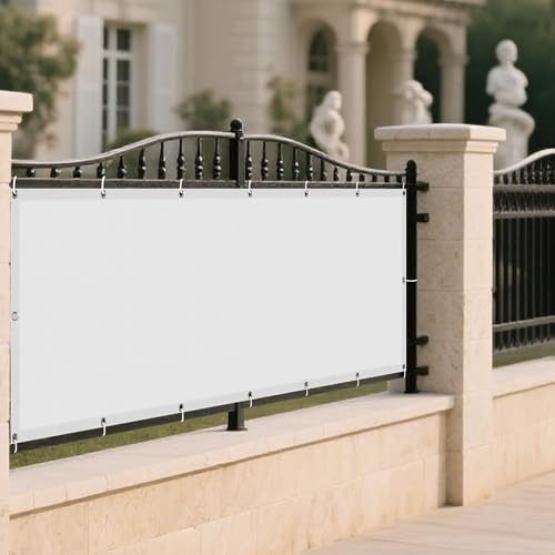 Sonnensegel Wasserdicht Rechteckig 225 x 750 cm Rechteckig Wasserdicht 98% UV Schutz Balkon Regenschutz mit Spannseilen mit Ösen für Balkon Terrasse Garten Outdoor, Weiß Sonnensegel Wasserdicht Rechteckig 225 x 750 cm Rechteckig Wasserdicht 98% UV Schutz Balkon Regenschutz mit Spannseilen mit Ösen für Balkon Terrasse Garten Outdoor, Weiß von TAOLITAO