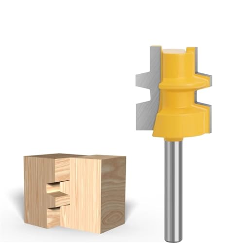 1/4 Zoll Schaft Reversible Kleber Joint Router Bit, Holzbearbeitung Carving Trimmer Fräser Werkzeug von TAOMENJS
