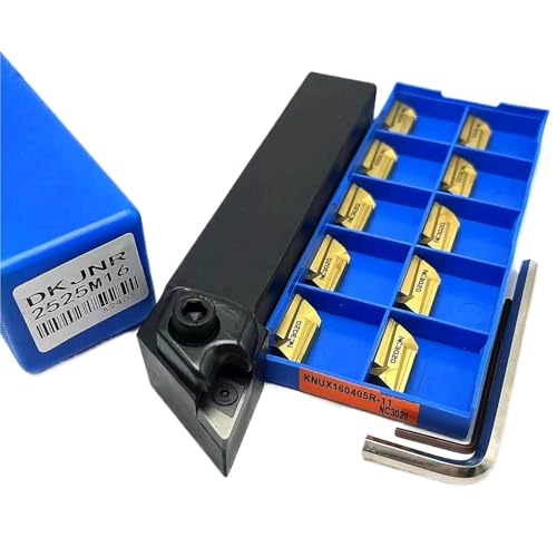 1 stücke DKJNR2020K16 DKJNR2525M16 Wende Metall Schaum Drehen Werkzeug Halter + 10 stücke KNUX160405R Hartmetall Einsatz for Schneiden Threading Einstechen(DKJNR2525M16-NC3020) von TAOMENJS