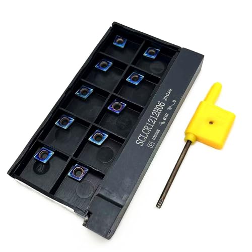 1 stücke SCLCR1010H06 SCLCR1212H06 Wende Hartmetall Drehmaschine Drehen Werkzeug Halter Mit 10 stücke CCGT060204 Hartmetall Drehen Einsatz Externe Drehen Werkzeug(CCMT060204 KT7030,SCLCR1212H06) von TAOMENJS