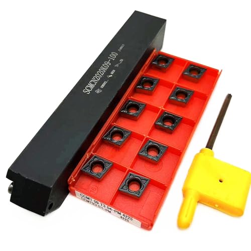 1 stücke SCMCN1212 SCMCN1616 SCMCN2020 SCMCN2525 Wende Drehmaschine Drehen Werkzeug Halter + 10 stücke CCMT09T304 Hartmetall Drehen Einsatz(CCMT09T304 PM4225,SCMCN2020K09) von TAOMENJS