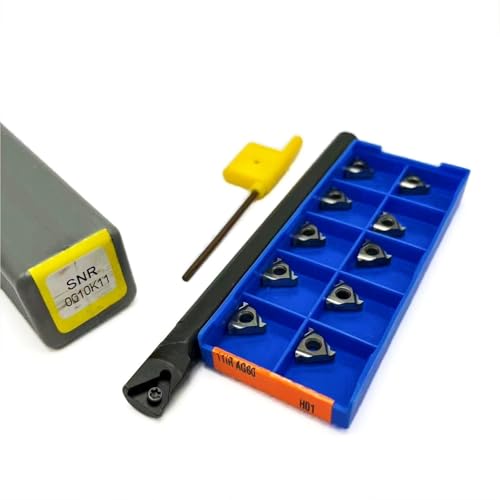 1 stücke SNR0008K11 SNR0010K11 SNR0012M11 SNR0013N11 SNR0016Q11 CNC Interne Drehmaschine Threading Bohren Bar Halter + 10 stücke MMT11IR Hartmetall Einsatz(SNR0010K11-H01) von TAOMENJS