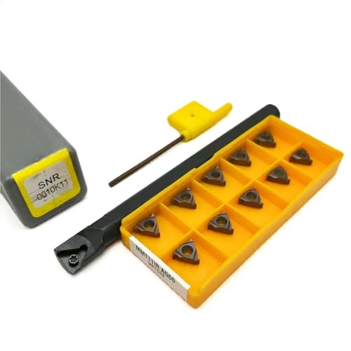 1 stücke SNR0008K11 SNR0010K11 SNR0012M11 SNR0013N11 SNR0016Q11 CNC Interne Drehmaschine Threading Bohren Bar Halter + 10 stücke MMT11IR Hartmetall Einsatz(SNR0010K11-VP15TF) von TAOMENJS