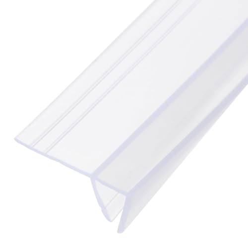 Dichtung Dusche Glastür 6mm,8mm,10mm,12mm,Duschkabinen tür Seitlich und Unten Dichtungen,Duschwand Dichtung,Duschlippendichtung für Duschtüren - Einfache Installation (6mm,F,200cm) von TAOQILE