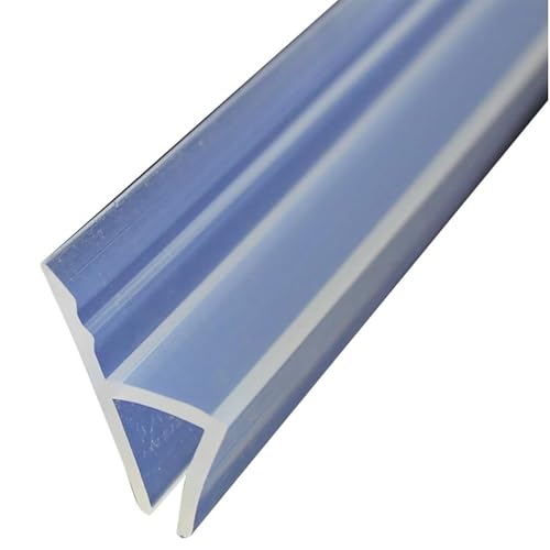 Dichtung Dusche Glastür 6mm,8mm,10mm,12mm,Duschkabinen tür Seitlich und Unten Dichtungen,Duschwand Dichtung,Duschlippendichtung für Duschtüren - Einfache Installation (6mm,h,200cm) von TAOQILE