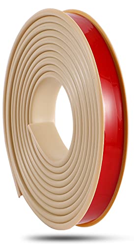 Kantenumleimer Selbstklebend, U-Förmig TPE Kantenumleimer, Dekoratives Dichtband, Flexibler, Langlebiger Kantenschutz Zum Schutz Von Möbeln Vor Stößen (18mm,Khaki 1m) von TAOQILE