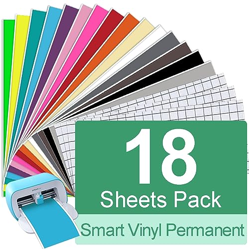 TAOYIO Smart Vinyl Permanent Joy folie: 14cm*30.5cm Vinylfolie Plotter Set für Laptops, Telefone, Wände und mehr Transferfolie Plotterfolie 15 Stück von TAOYIO