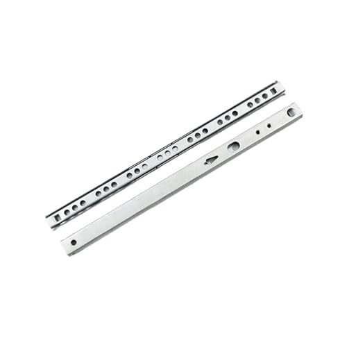 1 Paar Schubladenführungen aus Edelstahl – 17 mm Breite, Vollauszug, reibungsloser Betrieb, Geräuschreduzierung, einfache Installation(310mm) von TAPAUVCK