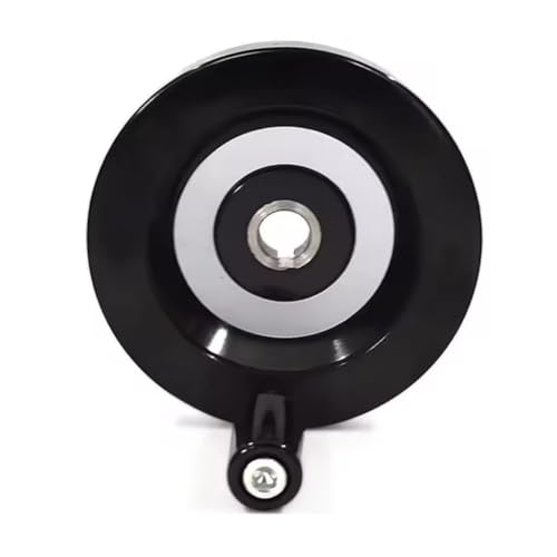 1 Stück Handrad for 3D-Drucker – 100 mm/125 mm Bakelit- und Metall-Handshake-Rad for T10/T12/T14-Leitspindel – einfach zu installieren(125mmx14mm) von TAPAUVCK
