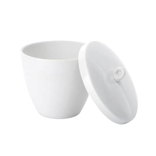 1 Stück Hochtemperatur-Keramiktiegel aus Aluminiumoxid – 20 ml/30 ml/50 ml/70 ml for Schmelzen, Gießen und for Laborexperimente(70ml) von TAPAUVCK