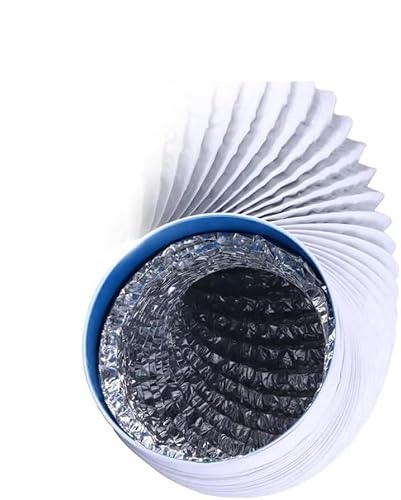 1 Stück flexibles Aluminiumfolienrohr – 170 mm Innendurchmesser, Belüftungsschlauch for HVAC, Trockner, Gewächshausanwendungen(6m) von TAPAUVCK