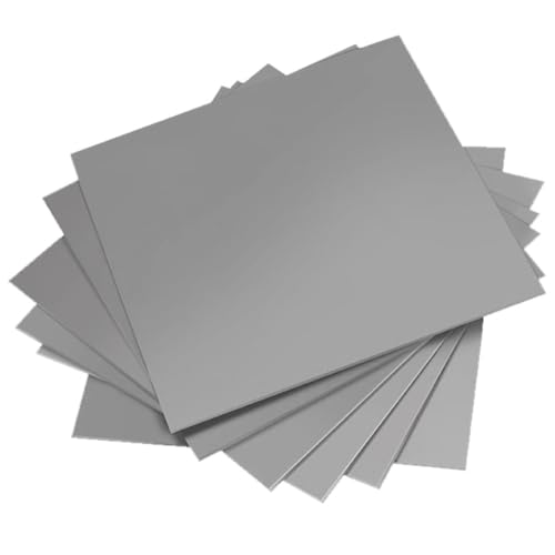 5 Stück A3-Eisenplatten – 0,5 mm, 0,6 mm, 0,8 mm, 1 mm, 1,2 mm dicke Eisenplatten for CNC-Rahmenmodell-Heimwerkerkonstruktion(1.2mm) von TAPAUVCK