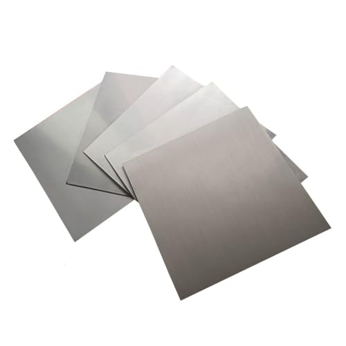 5 quadratische Platten – 100 x 100 mm und 150 x 150 mm, 0,5 mm dicke polierte Metallplatten for Heimwerkerprojekte und Bastelarbeiten(0.5x100x100mm) von TAPAUVCK