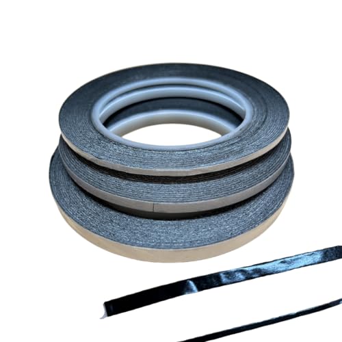 Doppelseitiges Klebeband auf Aluminiumbasis aus Kohlenstoff for Sem, Tem, Eds, Edax Rasterelektronenmikroskop, leitfähiges Kohlenstoffband, 1 Stück(30mm Width) von TAPAUVCK