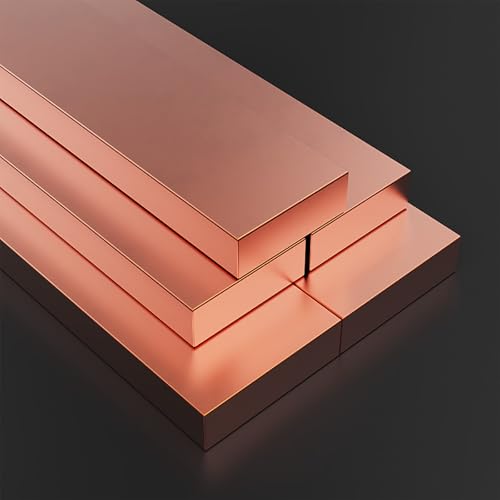 Flachstange aus 99,9% reinem Kupfer – mehrere Größen for Industrie- und Heimwerkerprojekte | 0,5–5 mm x 5–15 mm x 500 mm(2mmx10mm) von TAPAUVCK