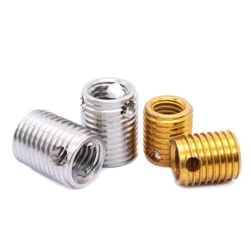 Gewindereparatursatz aus verzinktem Kohlenstoffstahl und Edelstahl mit Dreilocheinsatz und selbstschneidendem Buchsensatz – M3–M16(M4xM65x6mm 20pcs) von TAPAUVCK