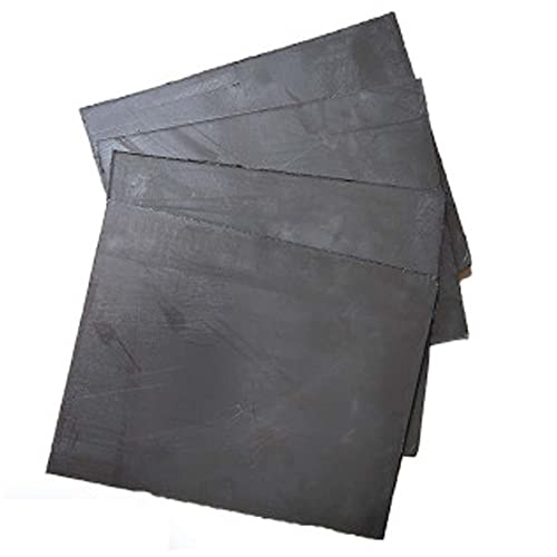 Hochreine flexible Graphitfolien-Dichtungsplatte – 200 mm x 250 mm – 4er-Pack – 99% Graphit for Automobile, Chemikalien(1mm) von TAPAUVCK