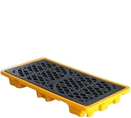 Modulare Auffangpalette – Stapelbares Tablett mit Ablauföffnung zur industriellen Leckkontrolle(51.2x26.8x5.9in) von TAPAUVCK