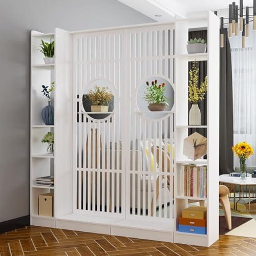 TAPAUVCK 1 Set minimalistisches Raumteiler-Bücherregal – Aufbewahrungsschrank for das Home Office – stilvolles Ausstellungsregal for die Eingangshalle(160x30x191cm) von TAPAUVCK