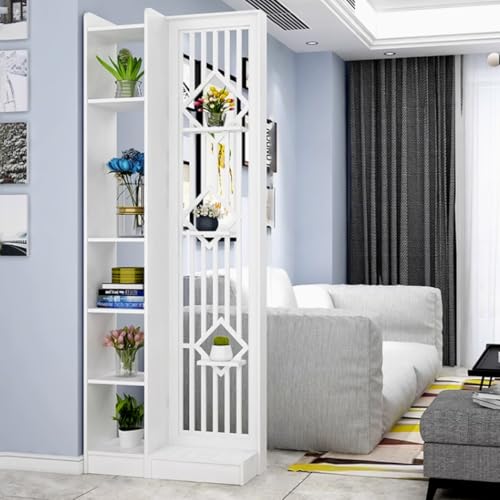 TAPAUVCK 1 Set stilvoller freistehender Raumteiler mit Regalen – multifunktionaler Sichtschutz und Bücherregal for Zuhause und Büro(70x30x190cm) von TAPAUVCK