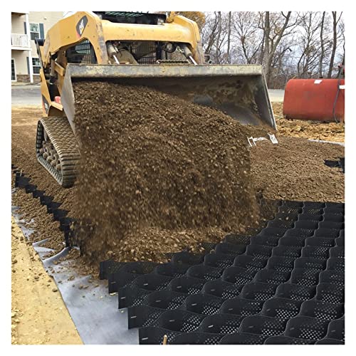 TAPAUVCK HDPE-Geozellengitter zur Stabilisierung von Einfahrten und Böschungen – langlebiges Bodengitter for Parkplätze, Wege und Gartenprojekte(2m x 10m (6.5ft x 33ft) 5cm/2" High) von TAPAUVCK