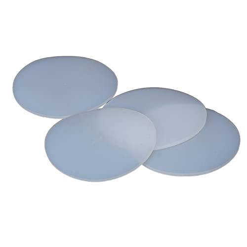 Weißes Dichtungsblatt aus Silikonkautschuk – rundes Dichtungskissen (75–150 mm, 0,5–8 mm dick) for Elektronik, Hardware, Möbel, Kunsthandwerk und Autos(140mm (1pc)-6mm) von TAPAUVCK