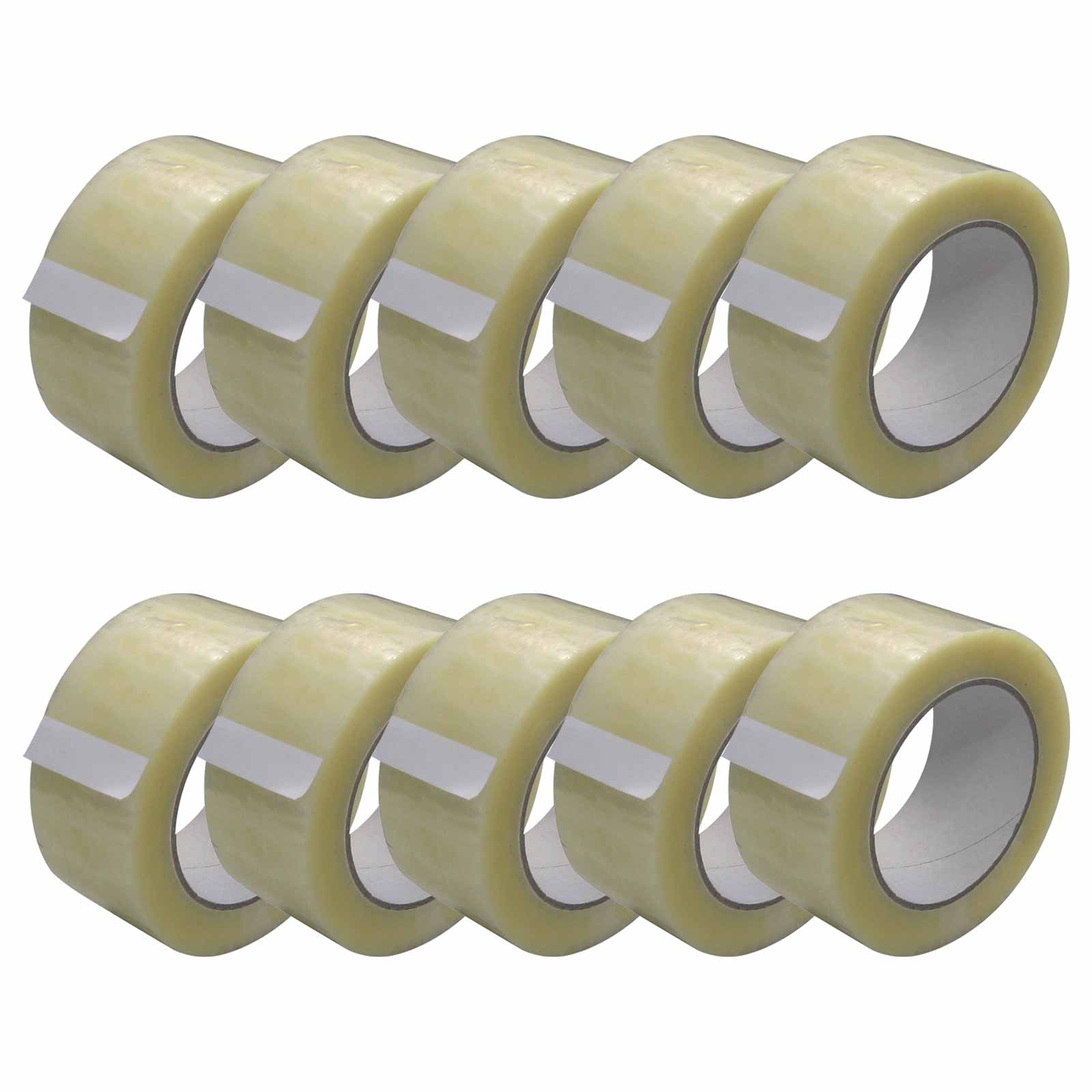 TAPE TEAM PP-Klebeband Klebeband, Packband Paketband, Kleberolle 50mmx66m 10 St. Farbe:transparent von TAPE TEAM