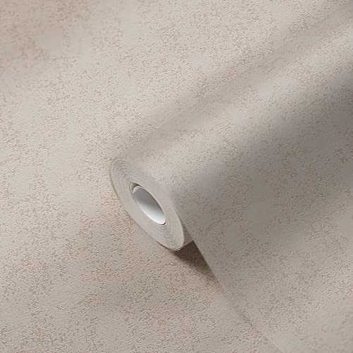 TAPETE LIVING Vliestapete einfarbig in Braun Beige - hochwertige Wandtapete 359087 für verschiedene Räume - 10,05m x 0,53m - Made in Germany von TAPETE LIVING