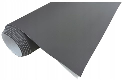 TAPHICEROS Leder Reparatur Set, Dunkelgrau 50 cm x 140 cm, Meterware Kunstleder Selbstklebend Lederreparatur Lederflicken Set Hochwertiges Lederflickenset für Autositz Sofa Möbel Bürostuhl TAPHICEROS Leder Reparatur Set, Dunkelgrau 50 cm x 140 cm, Meterware Kunstleder Selbstklebend Lederreparatur Lederflicken Set Hochwertiges Lederflickenset für Autositz Sofa Möbel Bürostuhl von TAPHICEROS