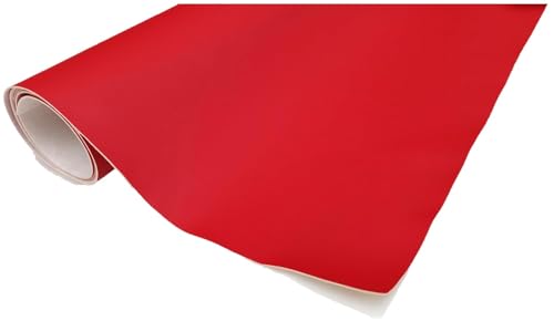 TAPHICEROS Leder Reparatur Set | Rot 50cm x 140cm | Meterware Kunstleder Selbstklebend Lederreparatur Lederflicken Set Hochwertiges Lederflickenset für Autositz Sofa Möbel Bürostuhl TAPHICEROS Leder Reparatur Set | Rot 50cm x 140cm | Meterware Kunstleder Selbstklebend Lederreparatur Lederflicken Set Hochwertiges Lederflickenset für Autositz Sofa Möbel Bürostuhl von TAPHICEROS