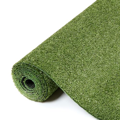 TAPISO Canyoo Rasenteppich Kunstrasen Grün Höhe: 7mm Meterware Kunstrasenteppich Wetterfest Schnelltrocknend Outdoor Balkon Terrasse Garten 100 x 600 cm TAPISO Canyoo Rasenteppich Kunstrasen Grün Höhe: 7mm Meterware Kunstrasenteppich Wetterfest Schnelltrocknend Outdoor Balkon Terrasse Garten 100 x 600 cm von TAPISO