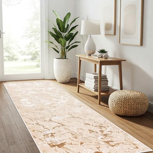TAPISO Crystal Teppichläufer Kurzflor Glänzend Beige Gold Creme Weiß Marmoreffekt 3D Effekt Wohnzimmer Schlafzimmer Modern Design ÖKO-TEX 70 x 250 cm TAPISO Crystal Teppichläufer Kurzflor Glänzend Beige Gold Creme Weiß Marmoreffekt 3D Effekt Wohnzimmer Schlafzimmer Modern Design ÖKO-TEX 70 x 250 cm von TAPISO