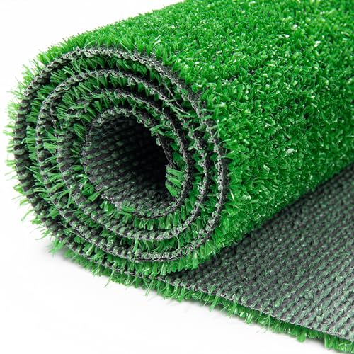 TAPISO Fanyo Rasenteppich Kunstrasen Grün - Höhe:10 mm Meterware für Garten Balkone Terrassen Wintergärten 200 x 250 cm von TAPISO