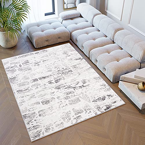 TAPISO Sky Teppich Kurzflor Modern Grau Beige Meliert Verwischt Design Wohnzimmer Schlafzimmer 3D Optik Abstrakt ÖKOTEX 300 x 400 cm TAPISO Sky Teppich Kurzflor Modern Grau Beige Meliert Verwischt Design Wohnzimmer Schlafzimmer 3D Optik Abstrakt ÖKOTEX 300 x 400 cm von TAPISO