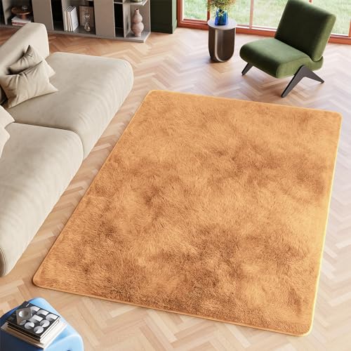 TAPISO Silk Teppich Shaggy rutschfest Beige Einfarbig Antirutsch Hochflor Langflor Weich Modern Schlafzimmer Wohnzimmer Bedvorleger ÖKO-TEX 120 x 170 cm TAPISO Silk Teppich Shaggy rutschfest Beige Einfarbig Antirutsch Hochflor Langflor Weich Modern Schlafzimmer Wohnzimmer Bedvorleger ÖKO-TEX 120 x 170 cm von TAPISO