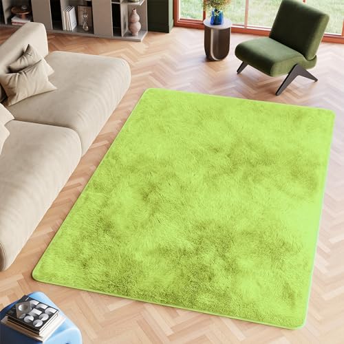 TAPISO Silk Teppich Shaggy rutschfest Grün Einfarbig Antirutsch Hochflor Langflor Weich Modern Schlafzimmer Wohnzimmer Bedvorleger ÖKO-TEX 200 x 300 cm TAPISO Silk Teppich Shaggy rutschfest Grün Einfarbig Antirutsch Hochflor Langflor Weich Modern Schlafzimmer Wohnzimmer Bedvorleger ÖKO-TEX 200 x 300 cm von TAPISO