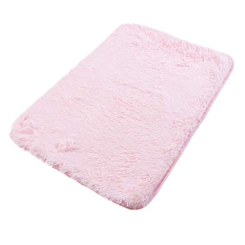 TAPISO Sunrise Teppich Badematte Badvorleger Badteppich Badezimmer Shaggy Hochflor Langflor rutschfest Pink Soft Microfibra 60 x 100 cm TAPISO Sunrise Teppich Badematte Badvorleger Badteppich Badezimmer Shaggy Hochflor Langflor rutschfest Pink Soft Microfibra 60 x 100 cm von TAPISO