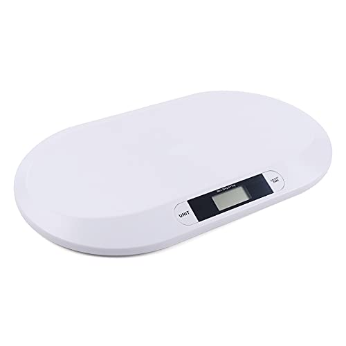 20 KG Elektronische Babywaage Digital Wiegefläche 55 * 32 * 2.7cm Digitalanzeige Kinderwaage LCD Size 6 * 2.1cm Körperwaage Ldeal Für Neugeborene Als Babywaage von TAPMING