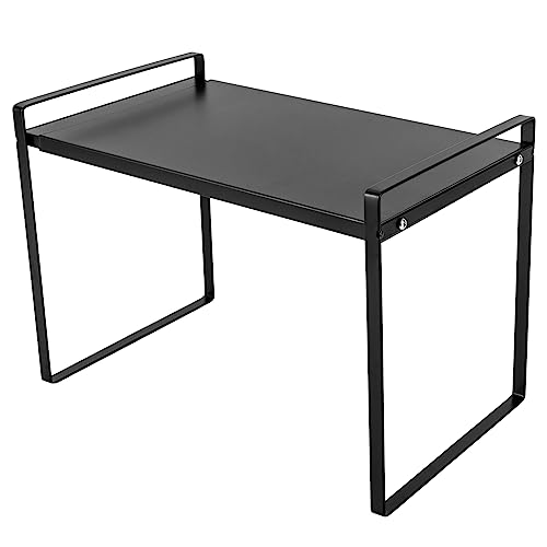 23 * 21cm Erweiterbares Schrankregal stapelbarer Küchenthekenregal-Organizer Erweiterbares Metall Adjustable Length 60Cm/23.62In Used to Place Books Tableware von TAPMING
