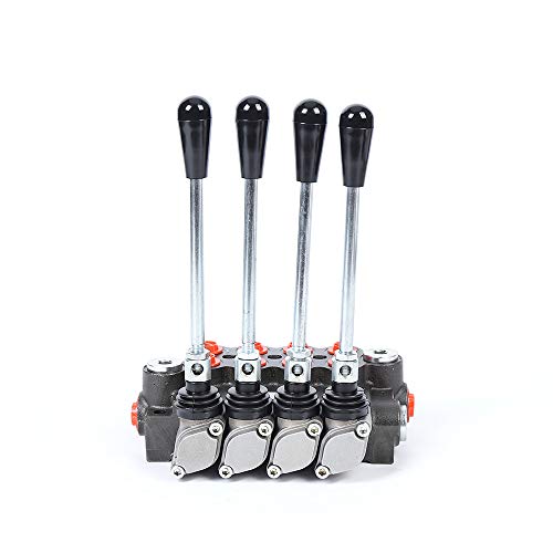 4-Spool P40 Hydraulisches Wegeventil Handhebelventil Einstellbar 60L Spool Hydraulische Directional Control Valve Mehrwege-Umschaltventil 4-Spool P40 Hydraulisches Wegeventil Handhebelventil Einstellbar 60L Spool Hydraulische Directional Control Valve Mehrwege-Umschaltventil von TAPMING