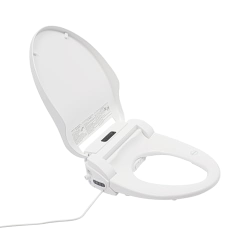 Abnehmbarer Toilettensitz,Ferngesteuerter Toilettendeckel,Beheizter Toilettensitz,WC-Sitz Ersatzteile mit integriertem Dusch,Badezimmer Toilettendeckel,Toilette Loch Spacing Range 4,72-7,09 Zoll von TAPMING