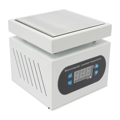 Lötstation Heizplatte 350W Mikrocomputer Elektrische Heizplatte Vorheizen Station Für Komponentenerwärmung Höchsttemperatur 400°C/752°F Weiß Silber von TAPMING