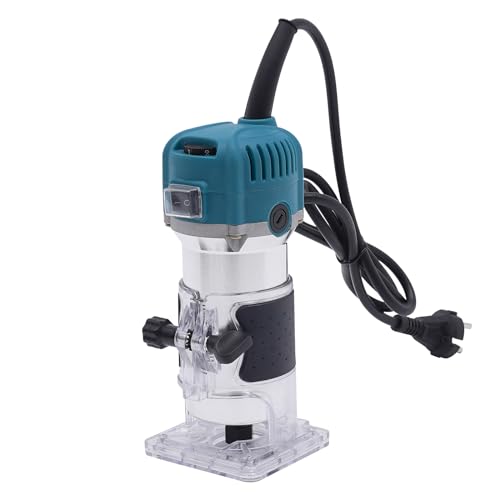 Oberfräse Holz-Router Multi-Funktions-Router Durchmesser 6,35 mm Geschwindigkeit 30000r/min 6 Variable Geschwindigkeit Mit Fräser-Spannzange And Trimmführung von TAPMING