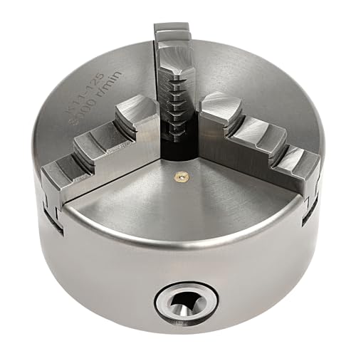 Profi Spannfutter Backenfutter 125mm Drehbank Aufnahme 3 Backenfutter Drehbankfutter Scroll Chuck Holzbearbeitung Handfutter Backenfutter von TAPMING