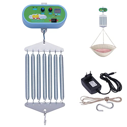 TAPMING Hängende Elektrische Wiegensteuerung Schwingfeder Set Federwiege Baby Hängematte für Babys Und Kleinkinder Controller Automatisch Schwingfeder von TAPMING