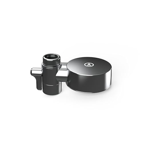 Tappwater EcoPro Compact - Kleinster Leitungswasserfilter auf dem Markt filtert mehr als 100 Substanzen. 5-stufiges Filtersystem mit Nanotechnologie. Leitungswasserfilter (verchromt) von TAPP Water